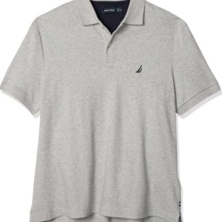 Brand New Nautica Classic Fit Polo Heather Grey Size XXL 100% Cotton