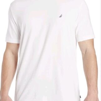 Brand New Nautica Mens 100% Cotton Tshirt white Size XS